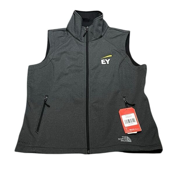 The North Face Ridgewall SS Dark Heather Gray Women’s Vest, Size L, NWT - Picture 1 of 8